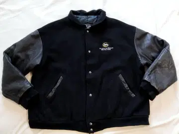 빅 사이즈 Eagle 바시티 자켓 XL 블랙 블랙 소매 가죽