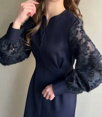 주노아 원피스 네이비