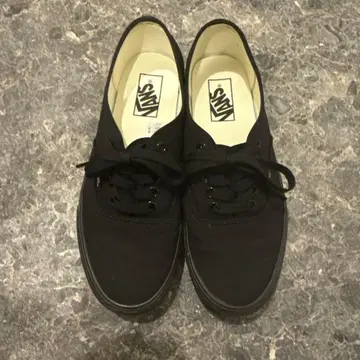 Vans 블랙 스니커즈 오센틱