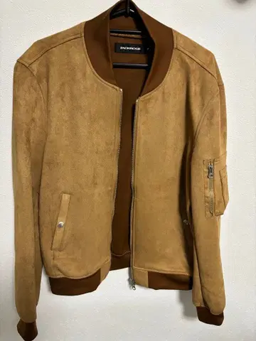 JACKROSE 스웨이드 봄버 자켓 M