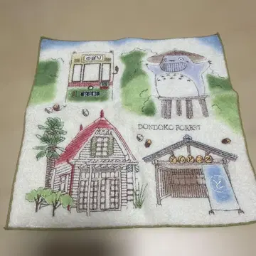 지브리 파크 한정판 돗토코노모리 손수건