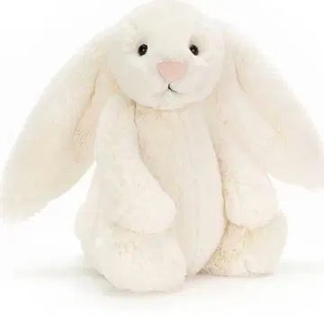 Jellycat 화이트 토끼 봉제 인형 M