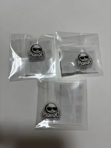 제2회 스트리머 하이퍼 게임 대회 아크릴 핀즈 컬렉션 모코우 3개 세트