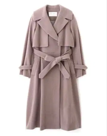 질 바이 질 스튜어트 빅 칼라 울 트렌치코트