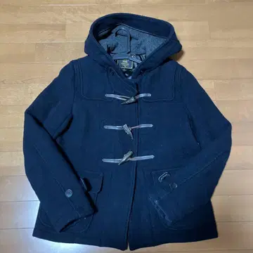 프릭스스토어 네이비 더플 코트 후드 부착