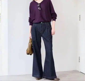 슬로브 이에나 워셔블 돌먼 V넥 풀오버