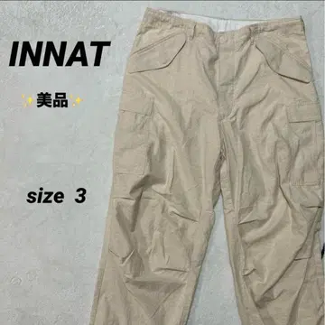 [ 새상품급 완판템 ] INNAT 카고 팬츠 3 내추럴