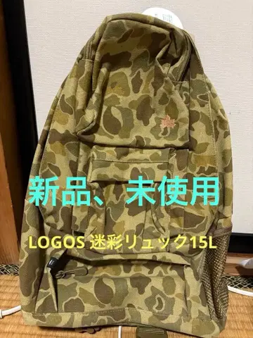 로고스 LOGOS 카모 패턴 백팩 15L