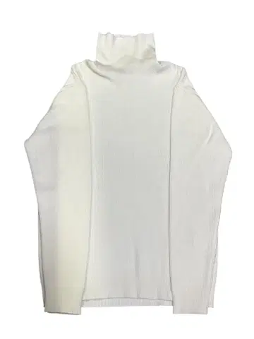 HIDEAWAYS BLACK 터틀넥 스웨터 화이트