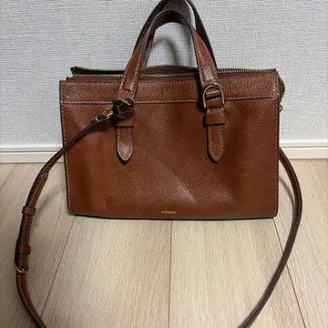 FOSSIL 브라운 숄더백 핸드백