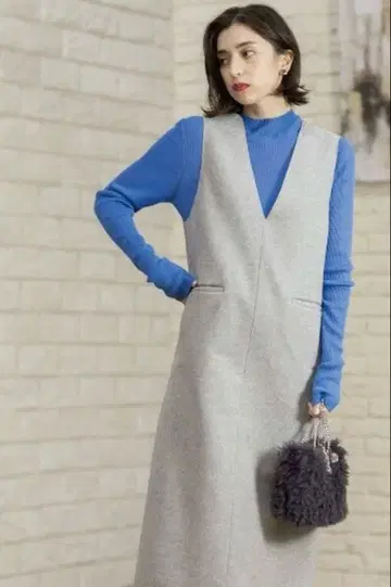 오파크 클립 점퍼 드레스