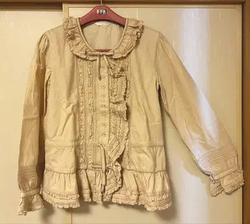 핑크하우스 오버 블라우스 베이지