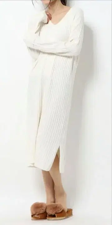 젤라또피케 핫 스무디 리브 드레스