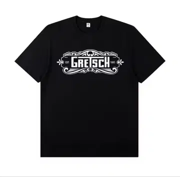 [ 예약품 ] GRETSCH 블랙 T셔츠 XL 사이즈