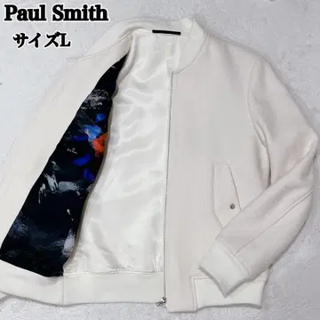 폴스미스 MA-1 블루종 아우터 안감 패턴 화이트