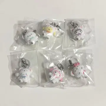 산리오 캐릭터 메지루시 액세서리 포근포근 스노우 컴플리트 세트