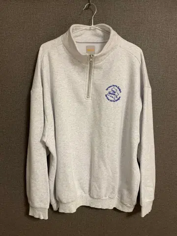 WHO'S WHO gallery 하프 지퍼 그레이