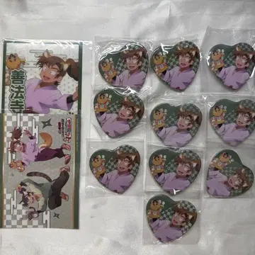 닌타마 란타로 난자타운 젠포지 잇사쿠 캔뱃지