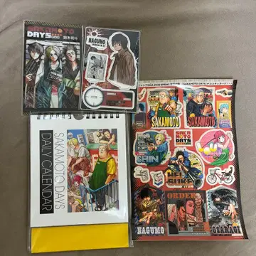 SAKAMOTO DAYS 일력 달력과 아크릴 스탠드와 씰 세트 외