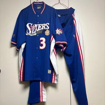 NBA Sixers 시크서스 유니폼 셋업 앨런 아이버슨