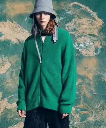 MASON SPECIAL 드라이버즈 니트 더블 지퍼