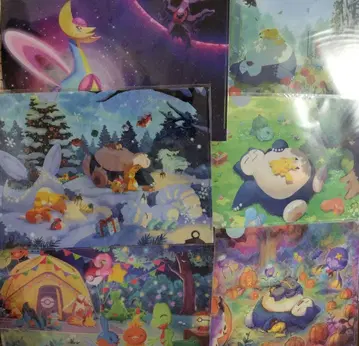 포켓몬 슬립 클리어 파일 전종 세트 포케슬립 6종