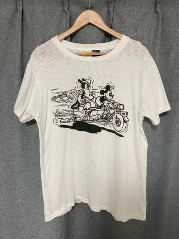 벨바신 Mickey Mouse 티셔츠 침염 프린트