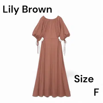 새상품급 사이드 슬래시 원피스 LILY BROWN 브라운 여성용