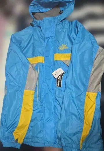 곤조 서프 후드 부착 나일론 자켓 스카이블루 새상품 빈티지