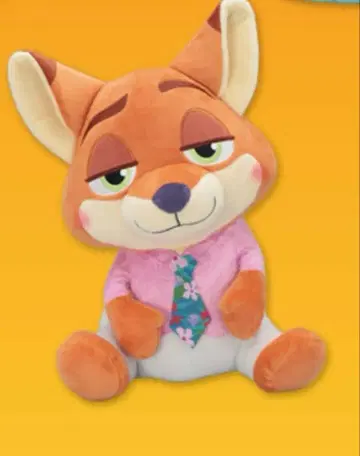 주토피아 코텟토 펫탄 BIG 봉제 인형 닉 봉제 인형