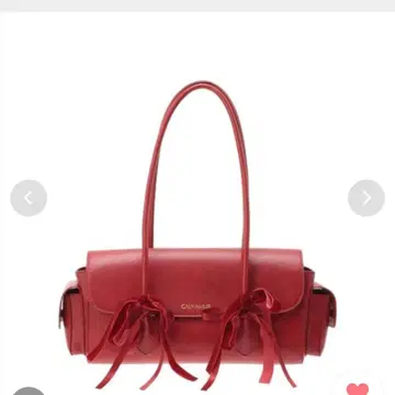 CALNAMUR 포스트 리본 백 레드