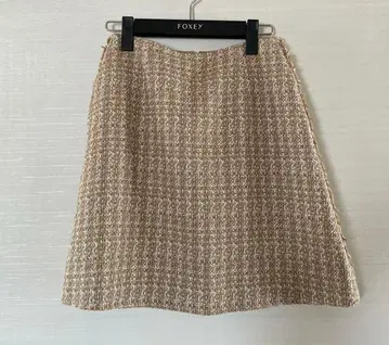 폭시 스커트 트위드 브라운 38