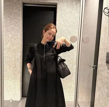 yori 퍼프 숄더 원피스