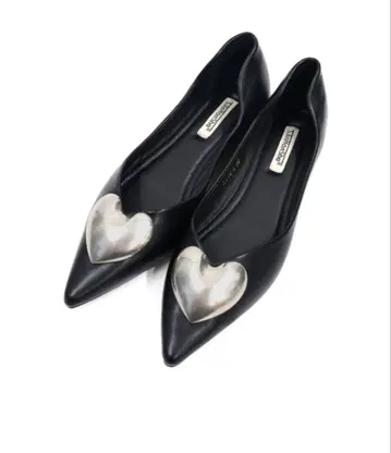 새상품 DONOBAN 하트형 모티브 플랫슈즈