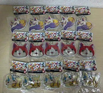 요괴워치 반사 마스코트 리플렉터 스트랩 3종 15개