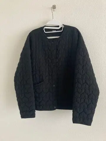 ZARA 자라 하트 퀼팅 자켓