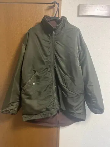 [ 나일론 x 플리스 ] 하이브리드 리버서블 블루종 / M-65