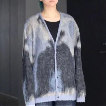 YOKE ROTHKO JACQUARD 가디건