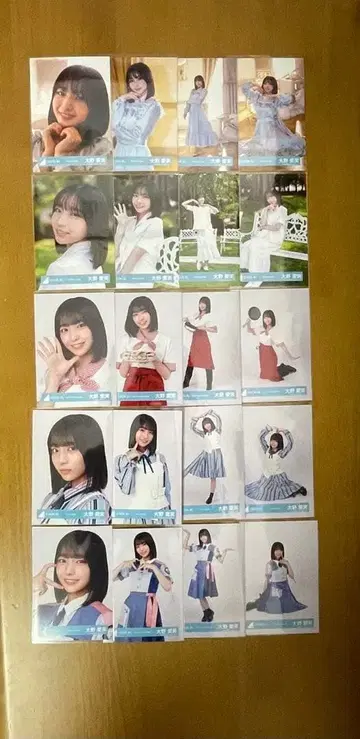 히나타자카46 오노 마나미 브로마이드 신참자 20종 컴프