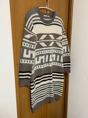 어반 리서치 서니 라벨 니트 튜닉