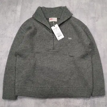 [ 미사용 ] Lee 하프 지퍼 스웨터 M 사이즈