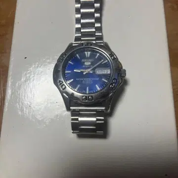 SEIKO 자동 와인딩 손목시계 블루