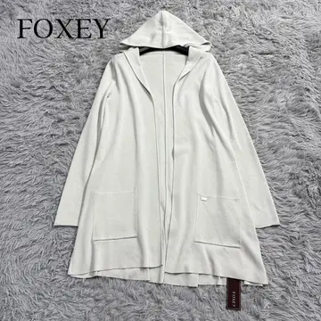 미사용급 폭시 7.5만 후디 가디건 미들 기장 겉옷 민트