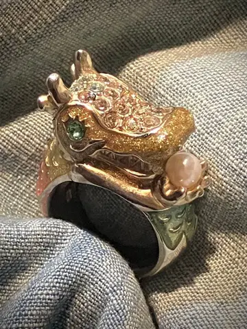 안나수이 ANNA SUI 드래곤 반지 새상품급 11.5호