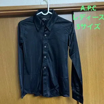 A.P.C. 블라우스 블랙 긴팔 셔츠 S 사이즈 APC