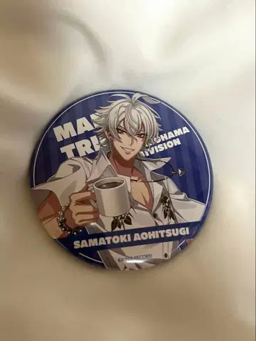 히프마이 아오히츠기 사마토키 캔뱃지 7th ANNIVERSARY CAFE