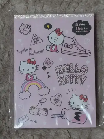 산리오 씰 디자인 메모 헬로키티
