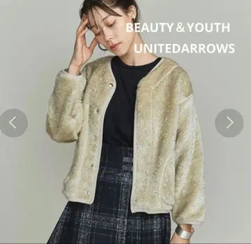 BEAUTY&YOUTH 보아 자켓 베이지