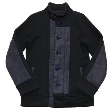 BLUE BLUE 블루블루 헤비 온스 맨투맨 단추식 자켓