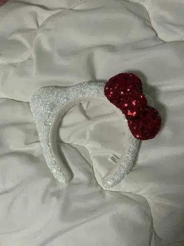 헬로키티 머리띠 스팽글